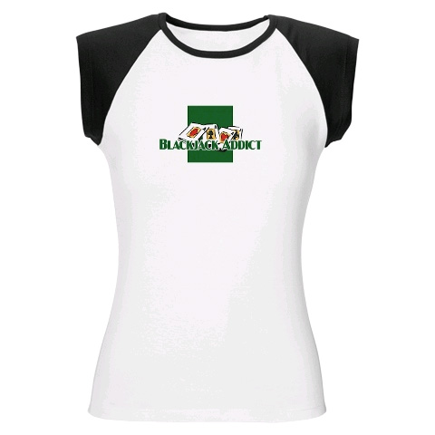 Blackjack Women's Cap Sleeve T-Shirt 
