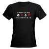MIT Poker Shirt Women's Dark T-Shirt